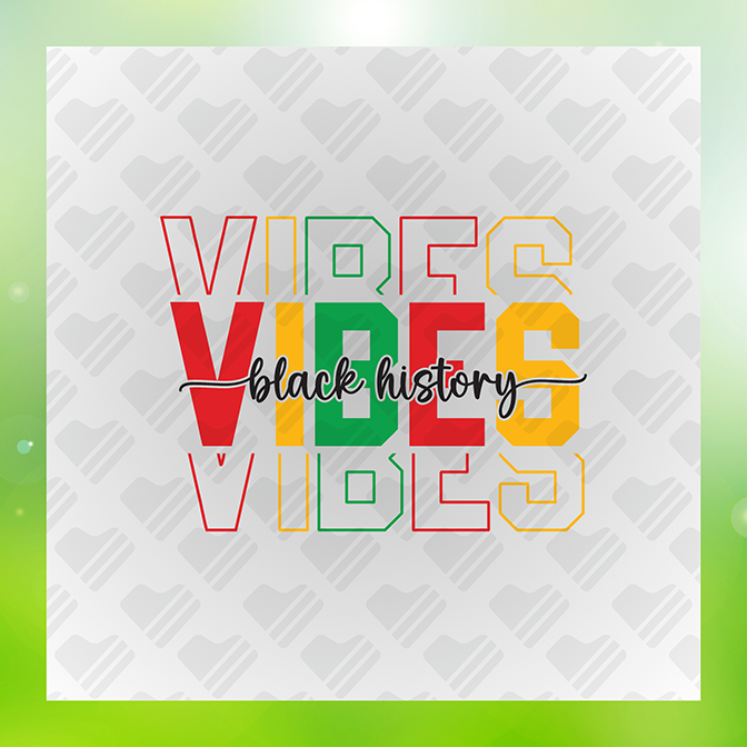 Vibes Black History Sticker