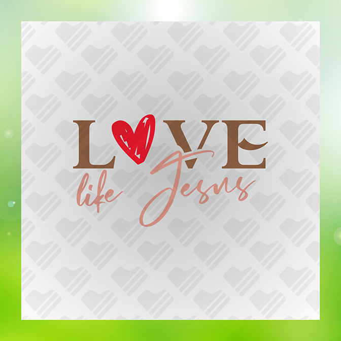 Love Like Jesus Sticker