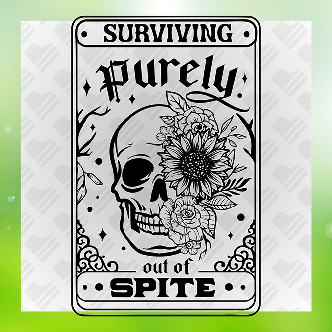 Purely Out of Spite Sticker