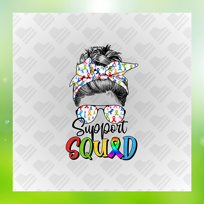 The Support Squad Sticker