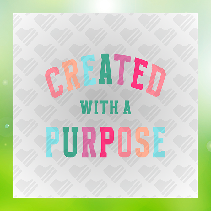 With A Purpose v3 Sticker