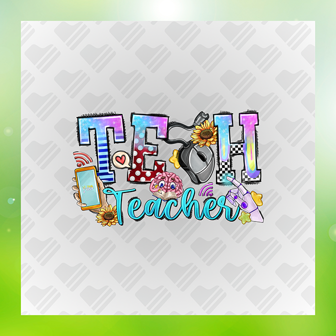 TEH Teacher Sticker