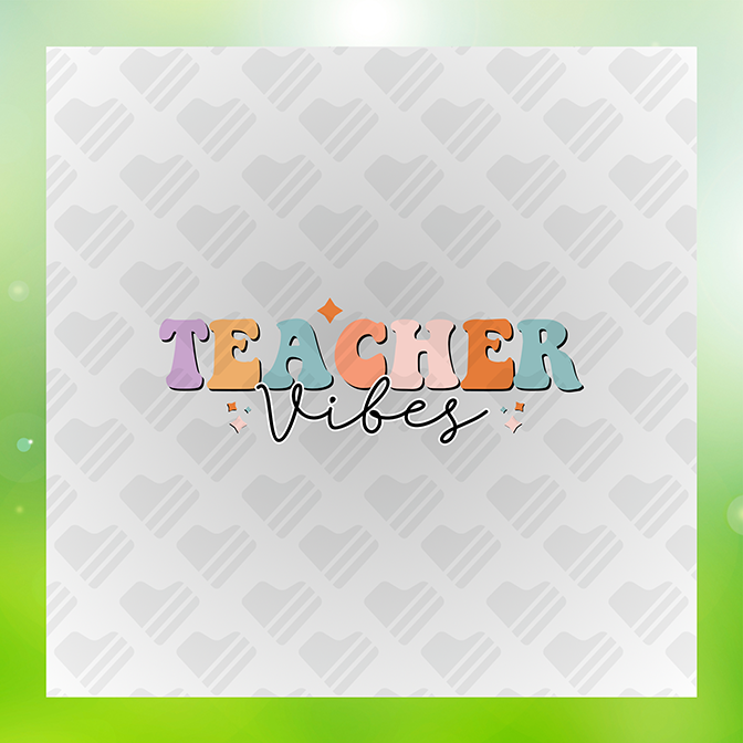 Teacher Vibes  Sticker