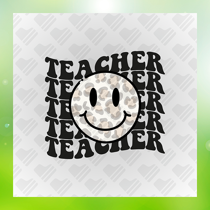Teacher Teacher Teacher Teacher Teacher Ver.2 Sticker