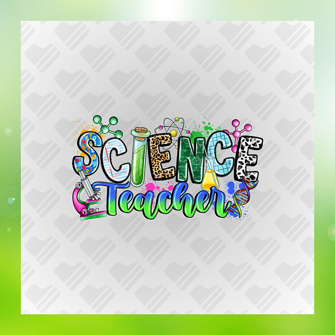 Science Teacher Sticker – One Heart Apparel