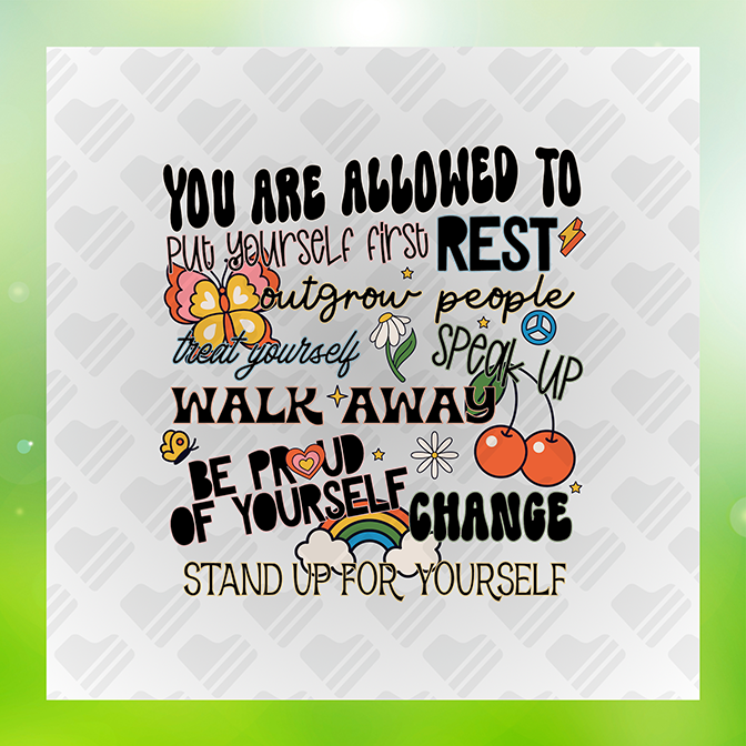 You Are Allowed To Rest Sticker