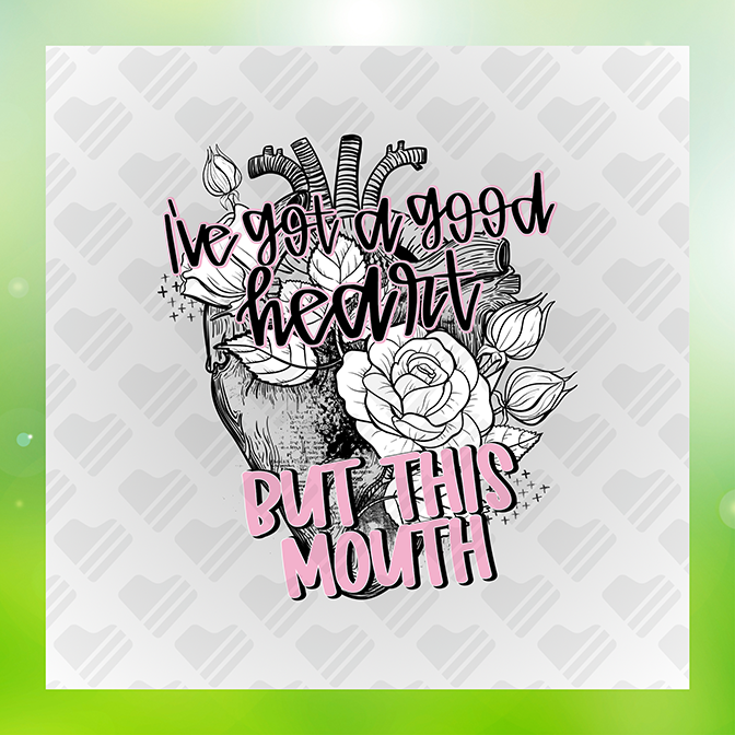 I've Got A Good Heart Sticker