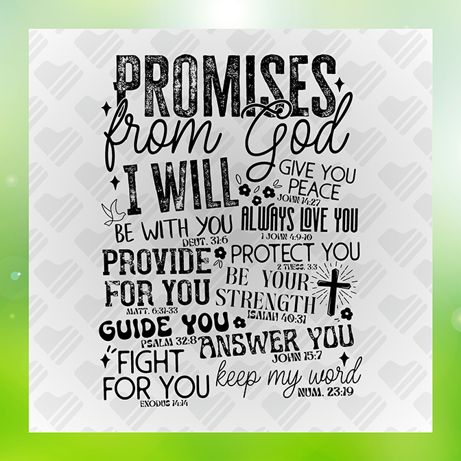 Promises From God Sticker