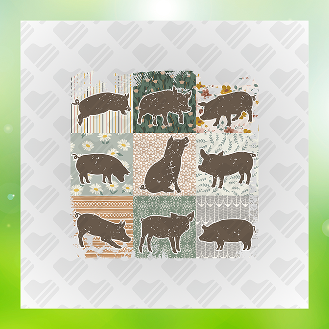 Pig Silhouette Sticker