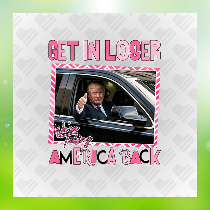 Get In Loser Sticker