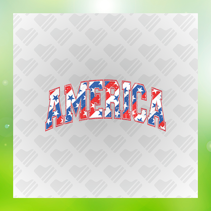 America Stars And Stripe Sticker