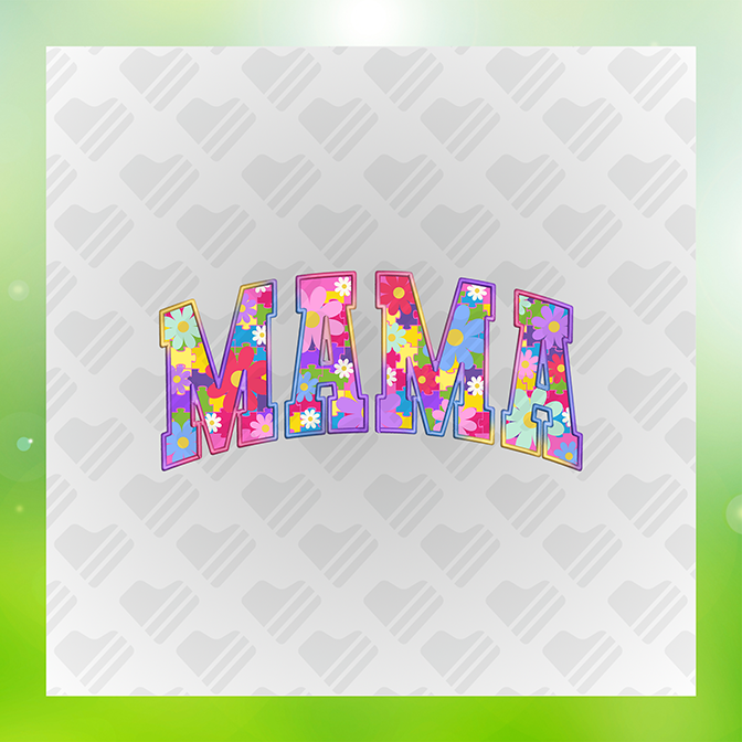 Mama Floral Sticker