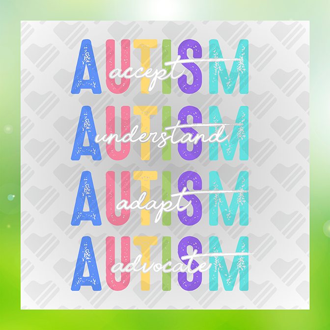 Autism Accept Advocate Sticker