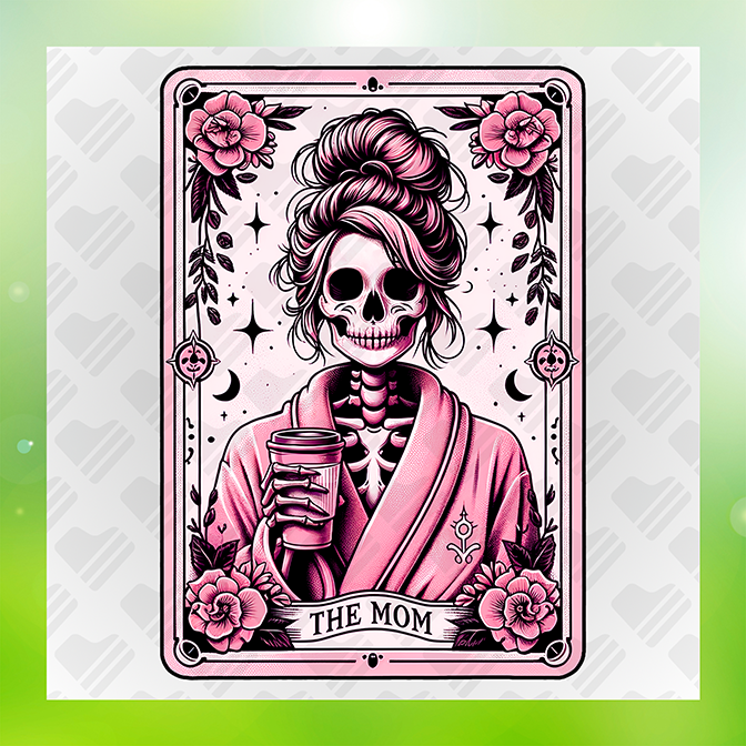 The Mom Skeleton Sticker
