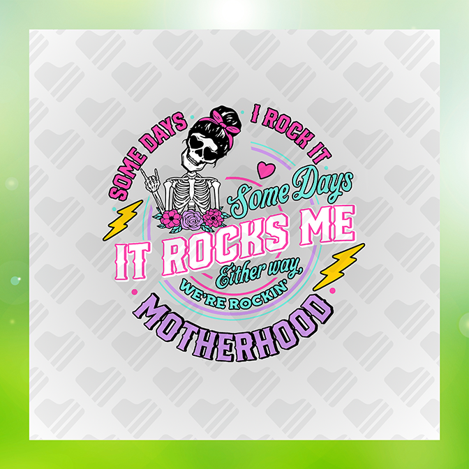 Motherhood Rocks Sticker