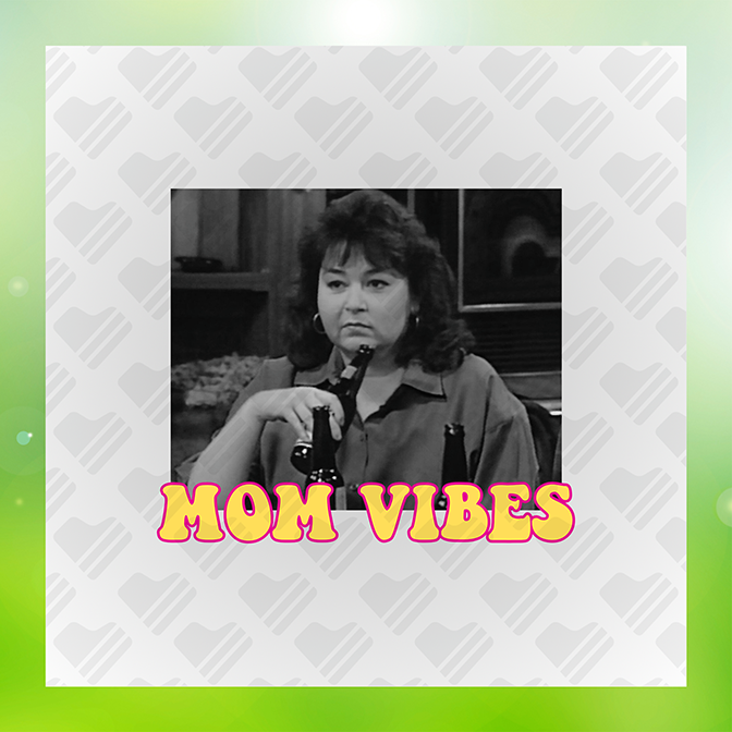 Mom Vibes Drinking Sticker