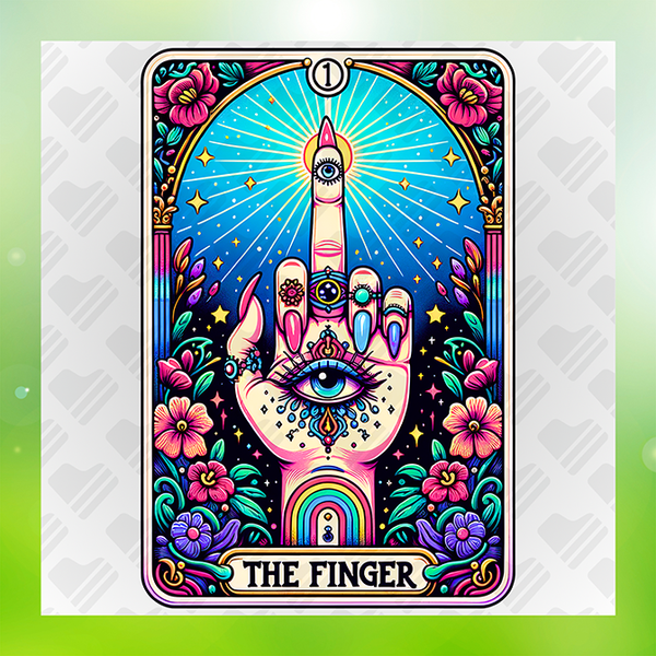 The Finger Sticker – One Heart Apparel