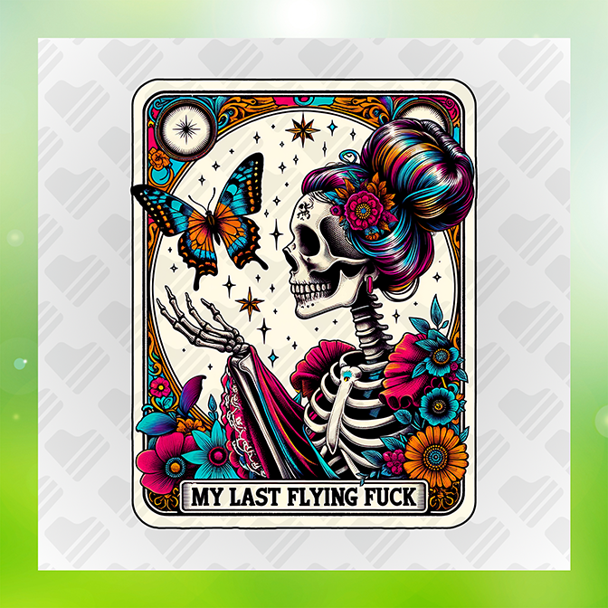 My Last Flying Fuck Ver.2 Sticker