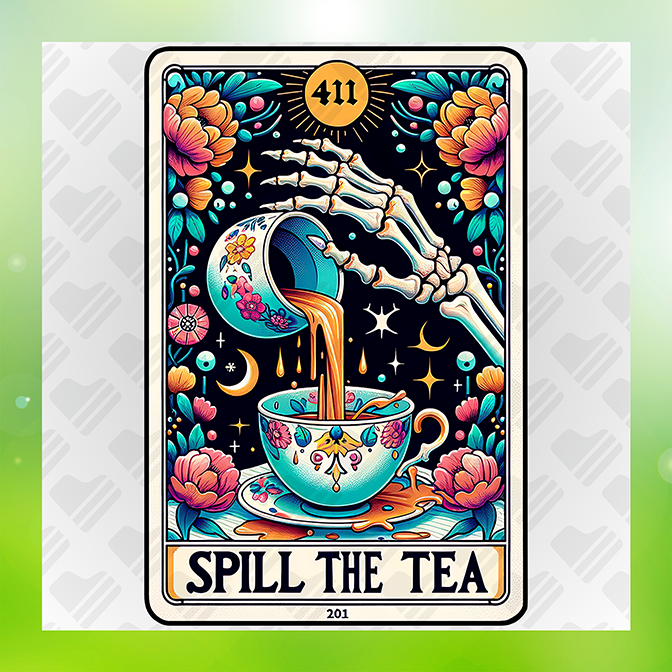Spill The Tea Sticker
