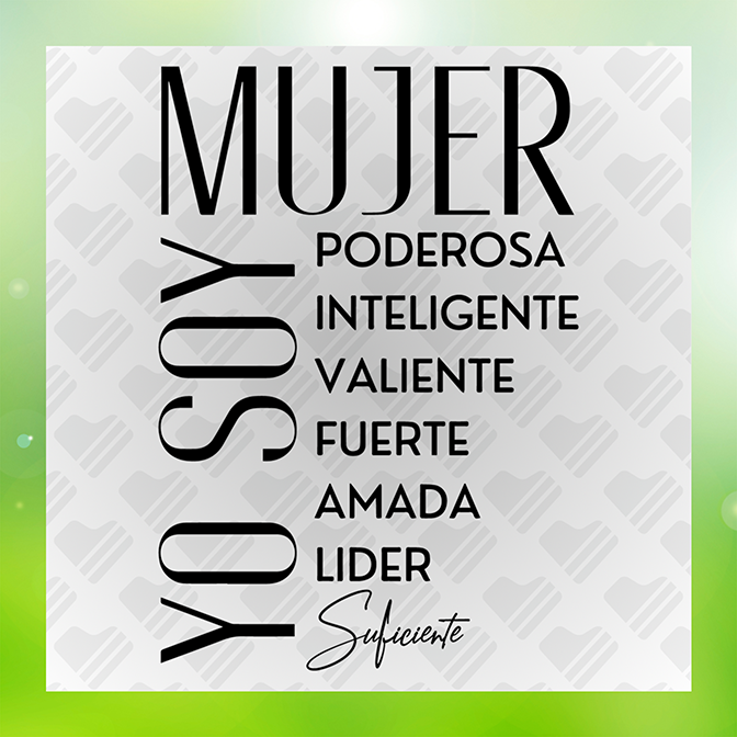Mujer Yo Soy Sticker