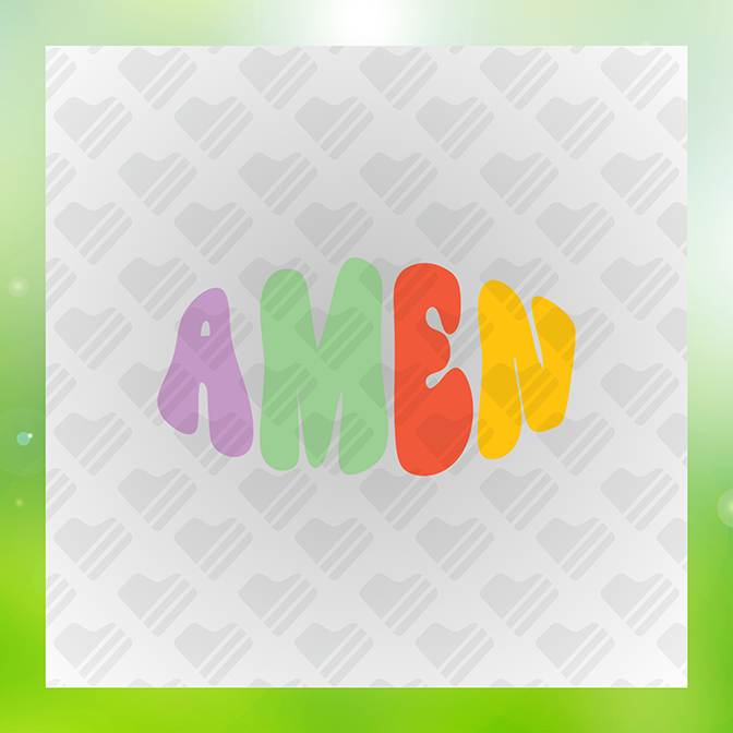 Amen Spiritual Context Sticker