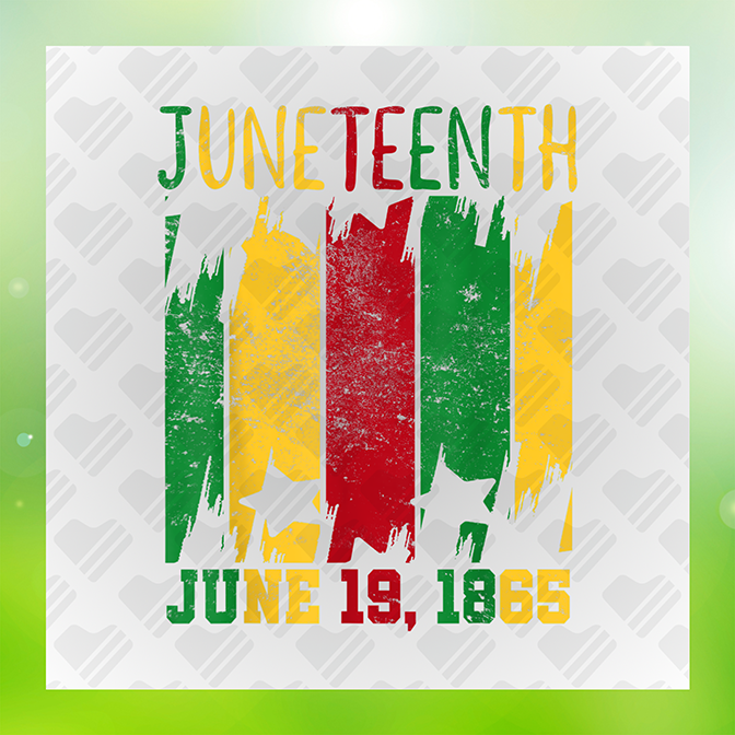 Juneteenth June 19 1865 Sticker
