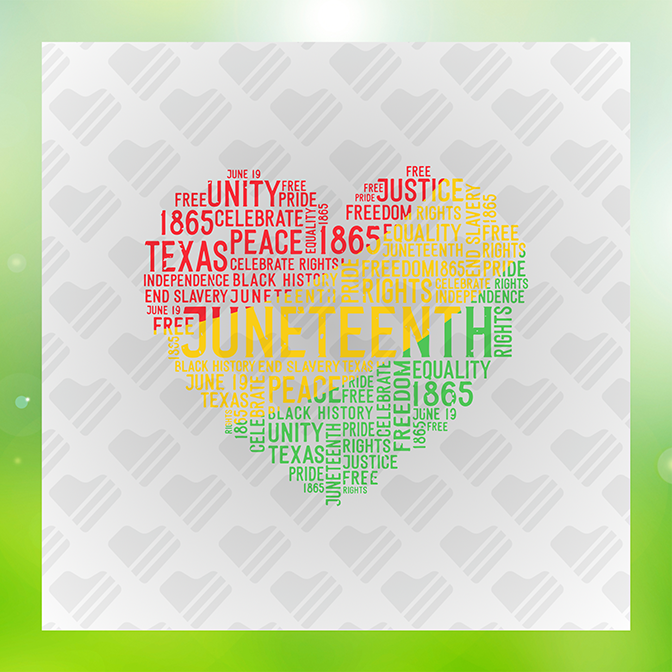 JUNETEENTH Peace Unity Sticker