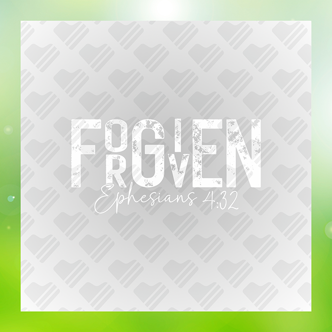 Forgiven Ephesians 4:32 Sticker