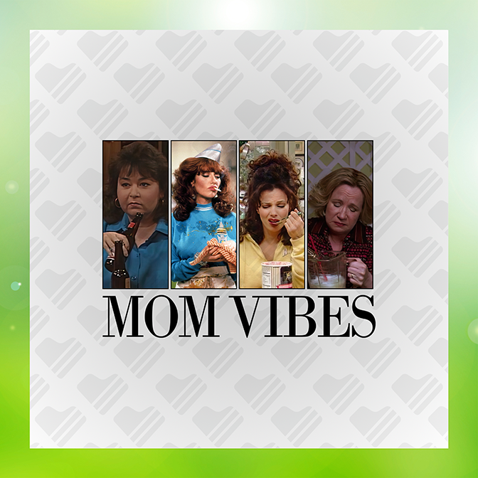 Keeping The Mom Vibe Sticker