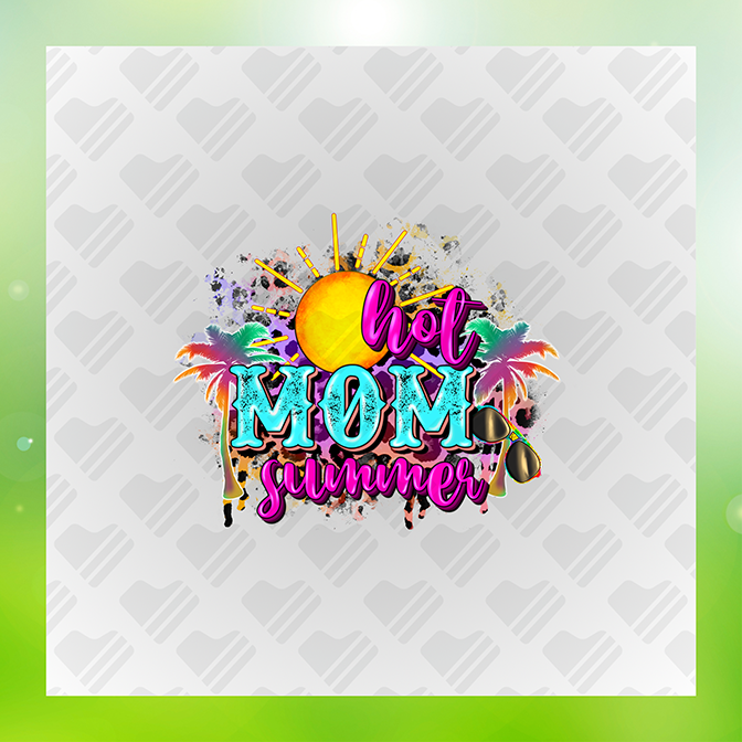 Hot Mom Summer Sticker