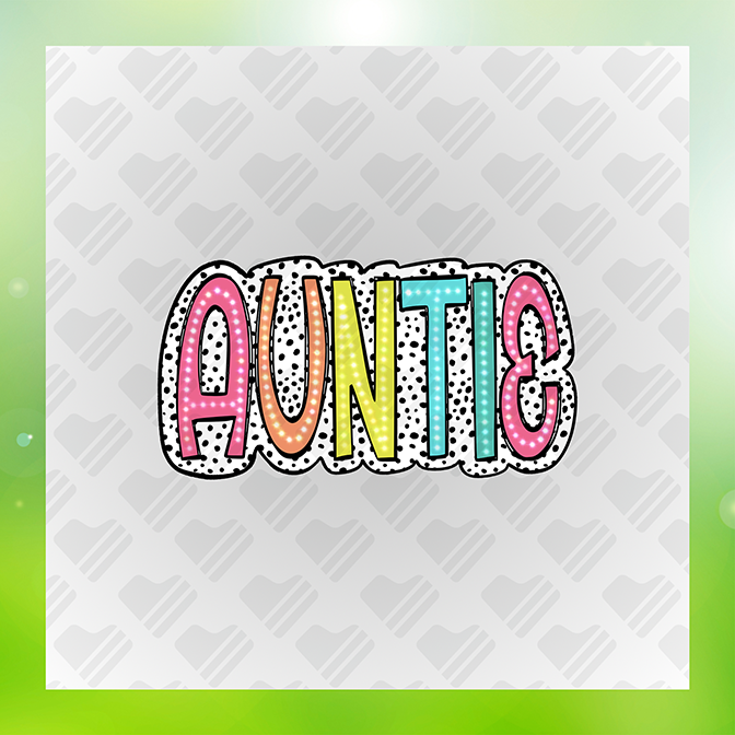 Auntie Mother's Day Sticker