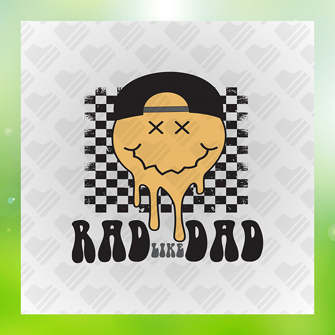 Rad Like Dad Father's Day Sticker