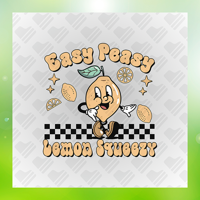 Easy Peasy Lemon Squeezy Summer Sticker