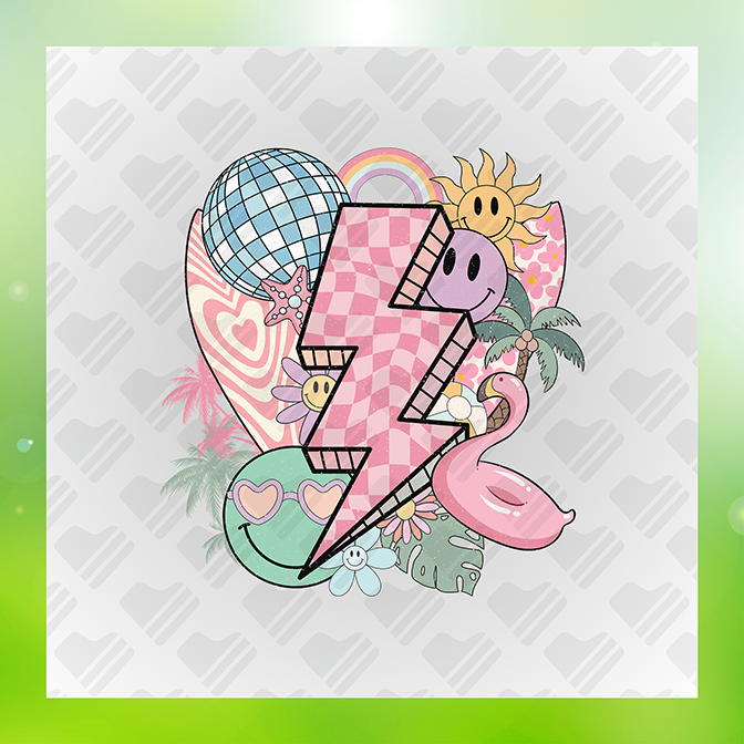 Summer Party Vibe Summer Sticker
