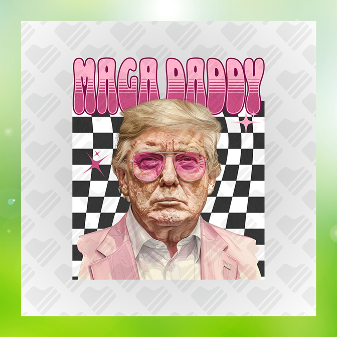 Maga Daddy Trump Sticker