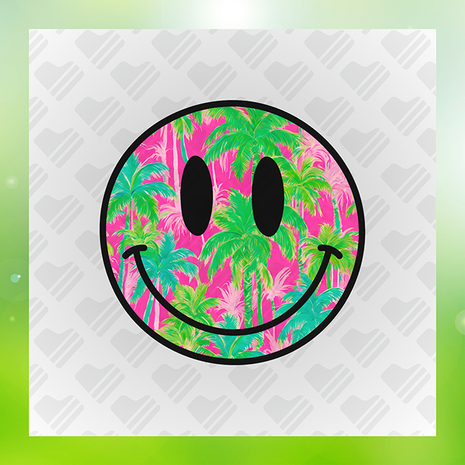 Emoji Palm Trees Sticker