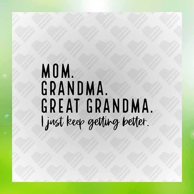 Mom Grandma Sticker