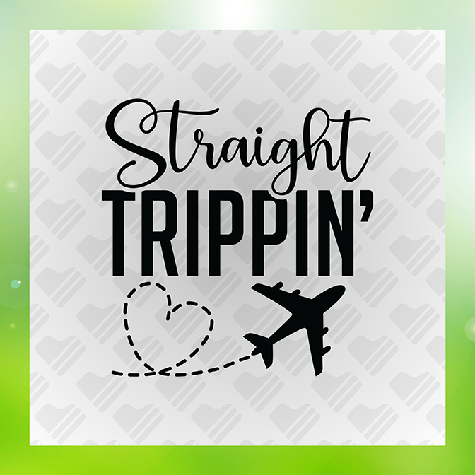 Straight Trippin Summer Sticker