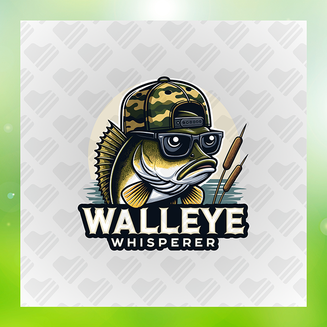 Walleye Whisperer  Fishing Sticker
