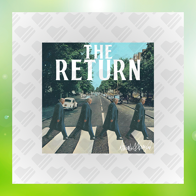 The Return Trump Sticker