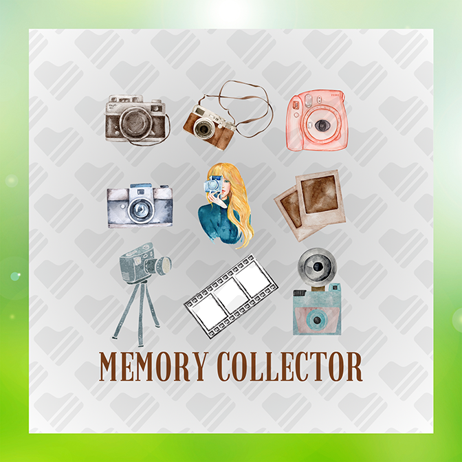 Memory Collector Occupation Sticker – One Heart Apparel