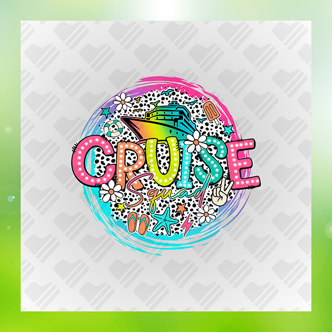 Cruise Squad Summer Sticker