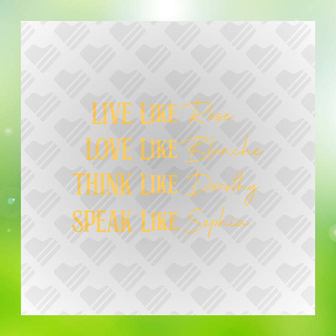 Live Like Love Like Sticker