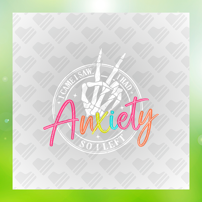 I Had An Anxiety Sticker