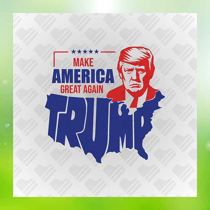 Make America Great Again Trump Ver.2 Trump Sticker