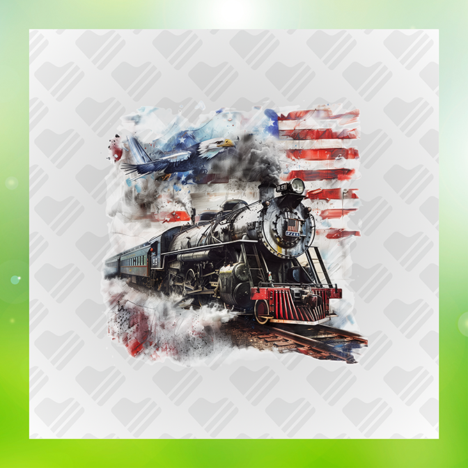 Usa Train Trump Sticker