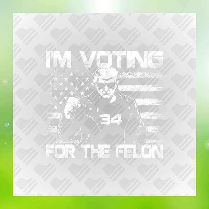 I'm Young 4 Da Felon Trump Sticker