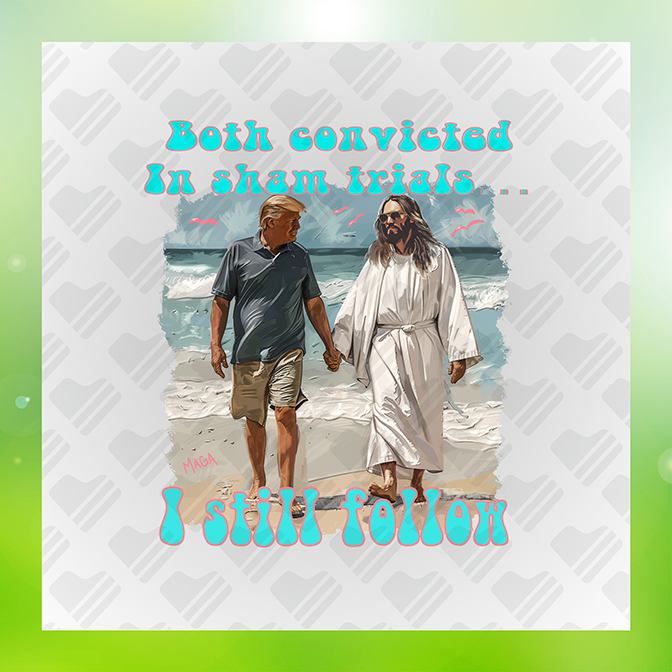 Both Convicted In Sham Trials Trump Sticker