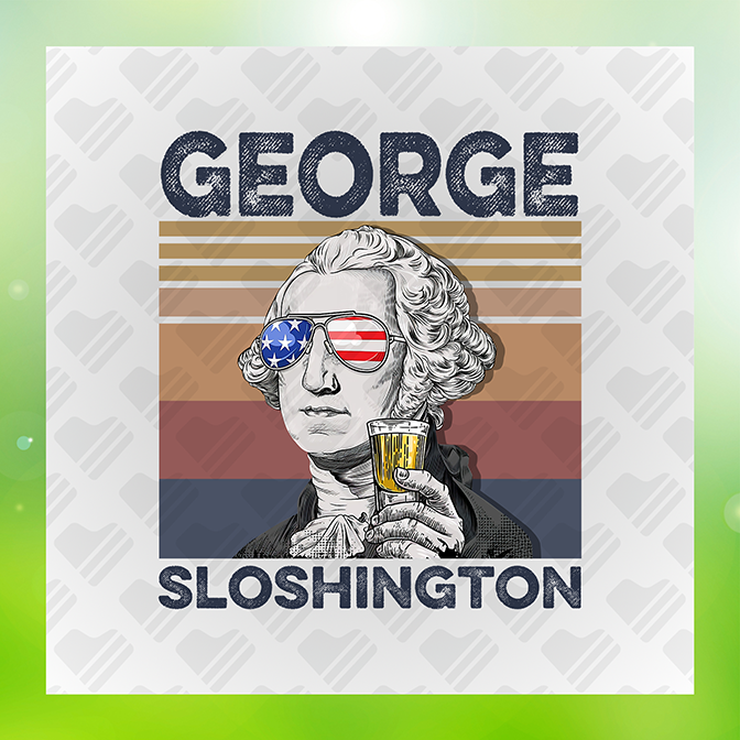 George Sloshington Sticker