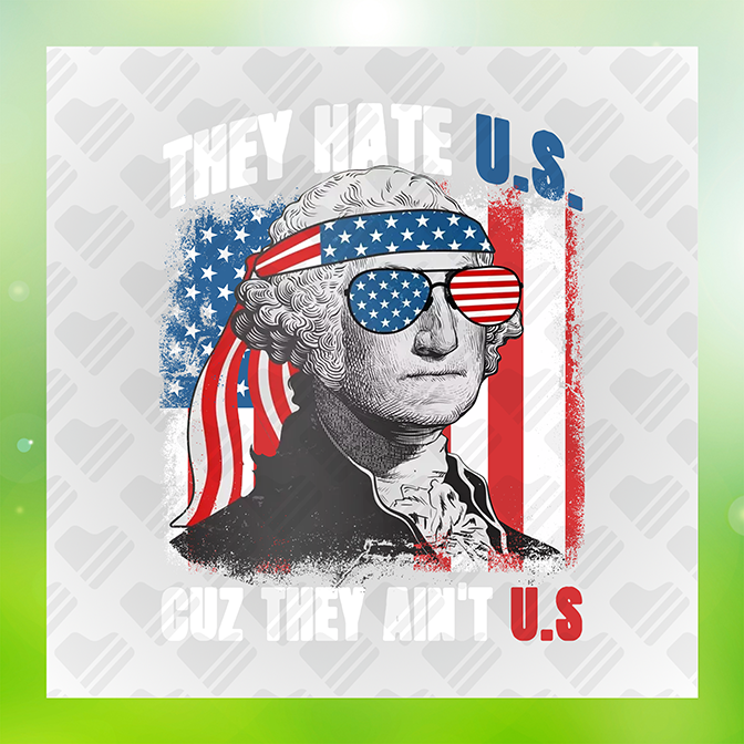 They Hate Us Cuz They Ain't Us Sticker
